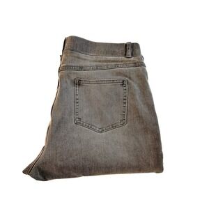 Betabrand Gray Charcoal Wide Leg Denim Jean Jegging Size L W1544-RGY